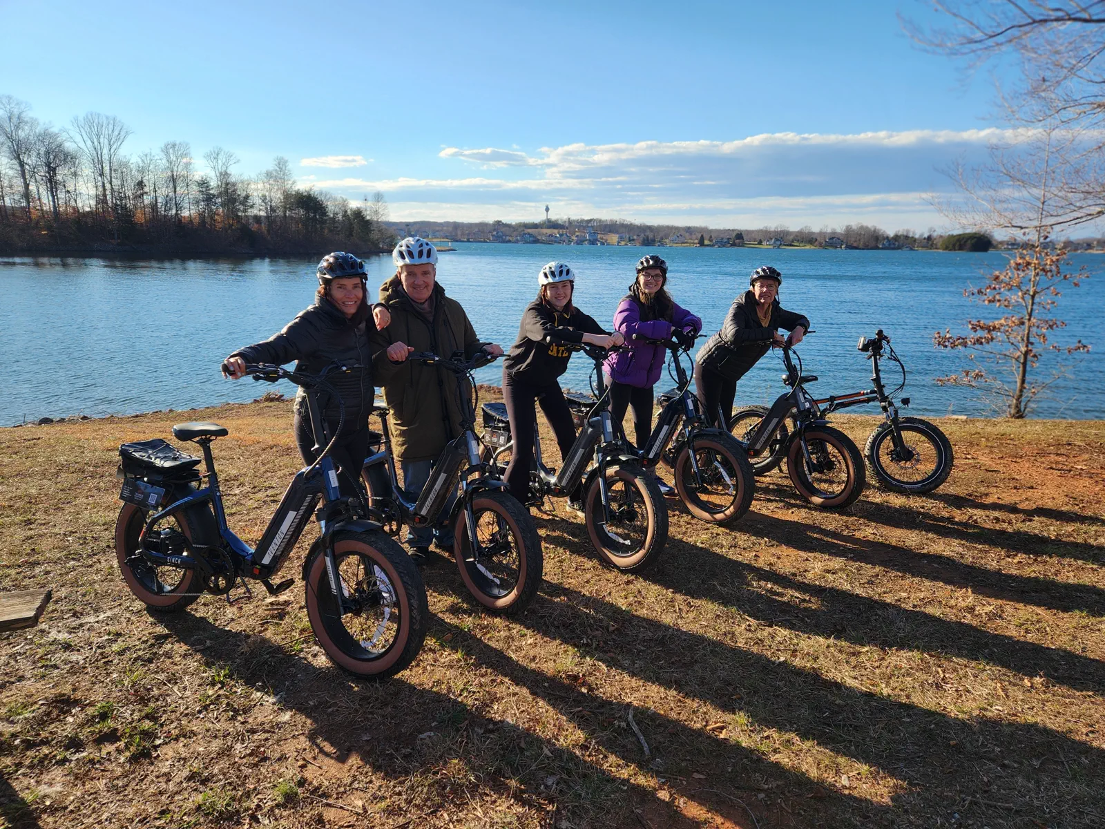 Triangle Adventures riders exploring a scenic greenway